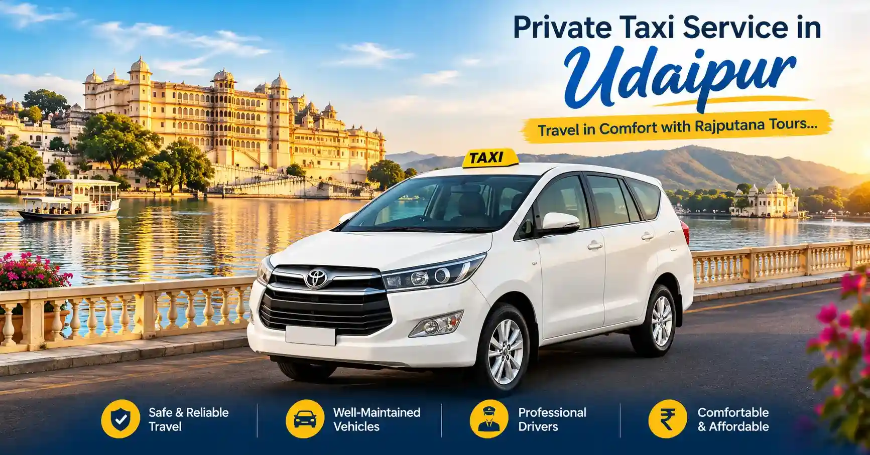 Private Taxi Service in Udaipur Rajputana Tours