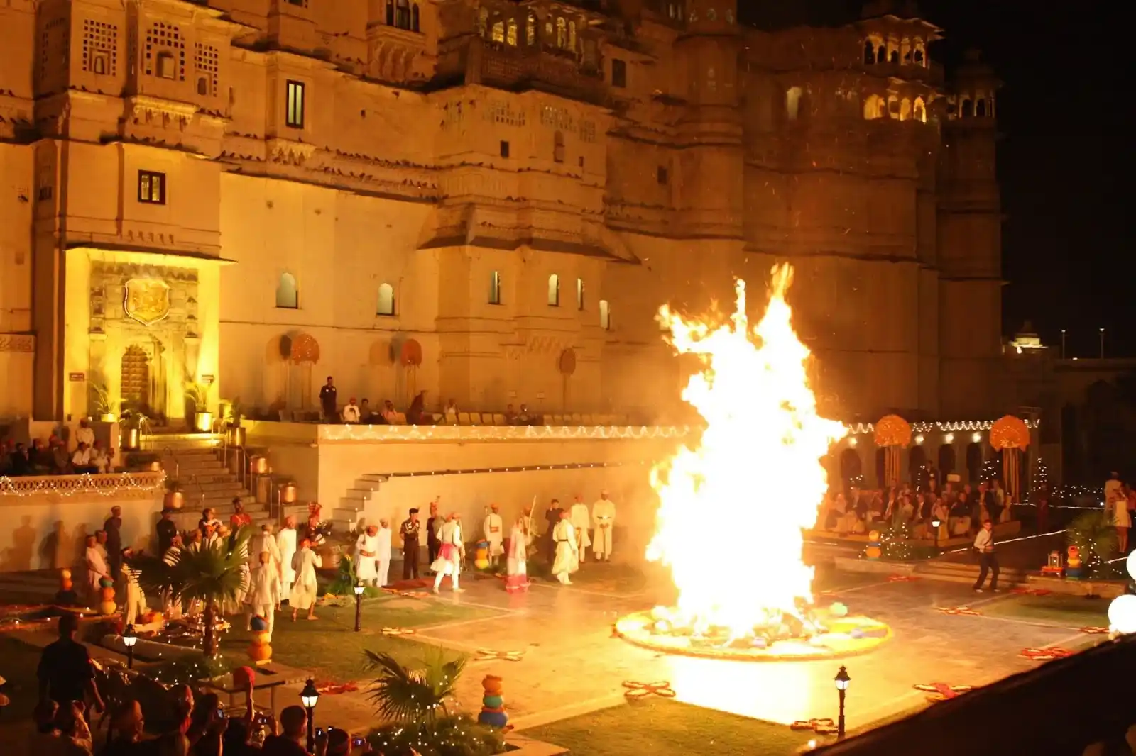 City Palace Holika Dahan Ceremony