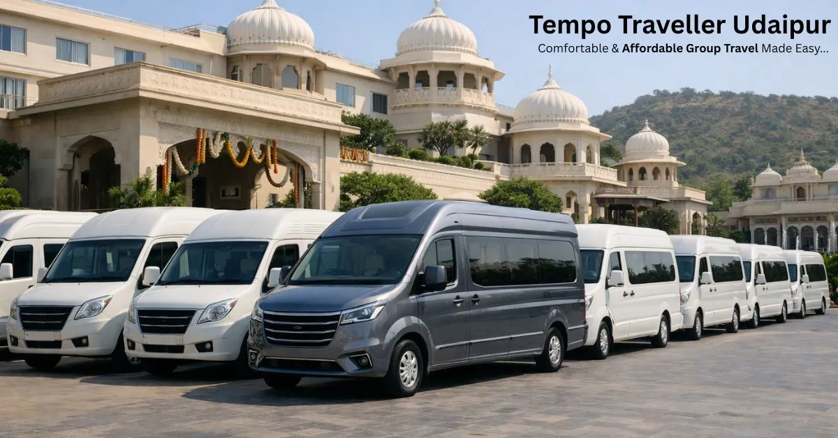 Tempo Traveller Udaipur – Comfortable & Affordable Group Travel Made Easy
