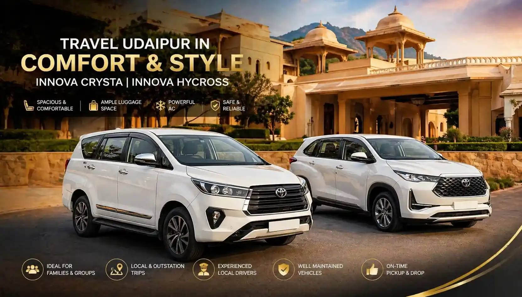 Innova Taxi Udaipur – The Complete 2026 Booking Guide for Smart Travelers