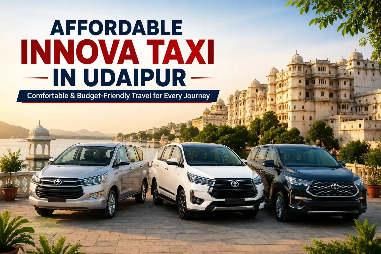 Affordable Innova Taxi in Udaipur – Comfortable & Budget-Friendly Travel for Every Journey