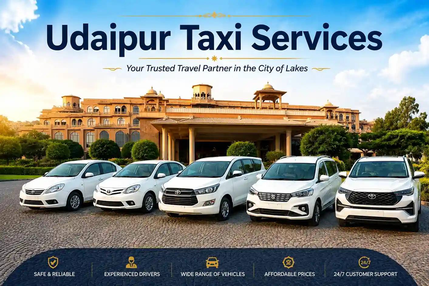 Udaipur Taxi Services – Your Trusted Travel Partner in the City of Lakes
